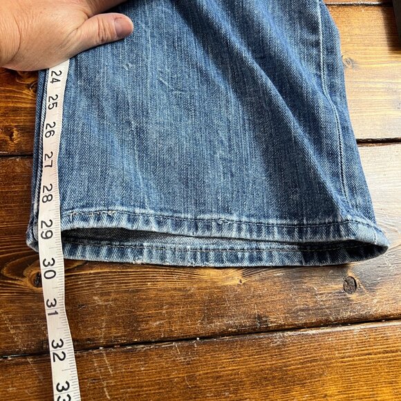 Gap Men's Relaxed Fit Boot Cut Jeans Light Wash Cotton Denim Size 36x29 - Picture 8 of 10